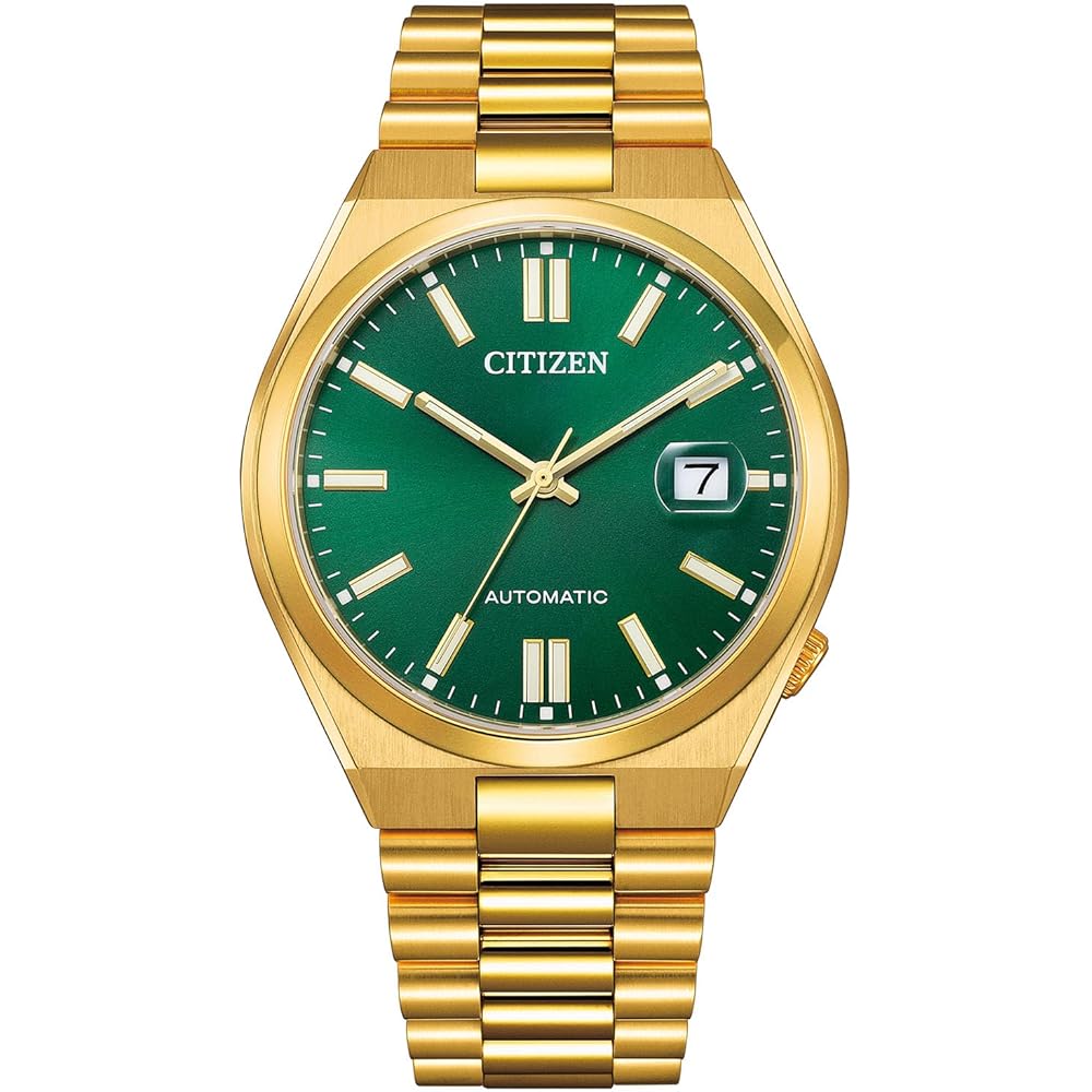 

Citizen Tsuyosa Automatic Men s Watch 40mm Green Dial Metal Band Date Display