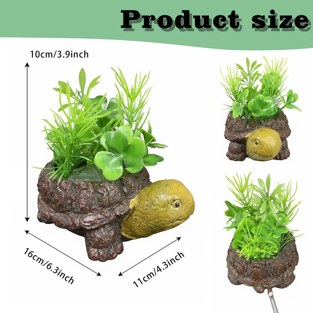 Aquarium Air Stone Resin Quiet Turtle Shaped Bubble Stone Fish Tank Bubbler Decorations for Ponds Buckets Home Hydroponics