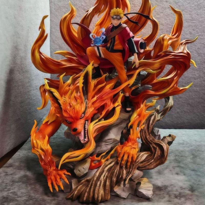 43Cm Anime Naruto Figure Uzumaki Naruto Figures Pvc Model Statue Collectible Dolls Desktop Ornaments Kids Toys Birthday Gifts