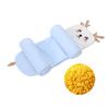 Cotton Baby Support Pillow Adjustable Infant Head Cushion for Newborns 0-12 Months Ergonomic Design Baby Crib Pillow