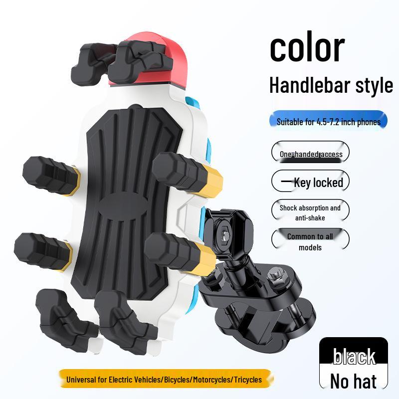 Stoßdämpfende Handyhalterung für Elektrofahrzeuge, Motorräder und Fahrräder für Mitnahmen