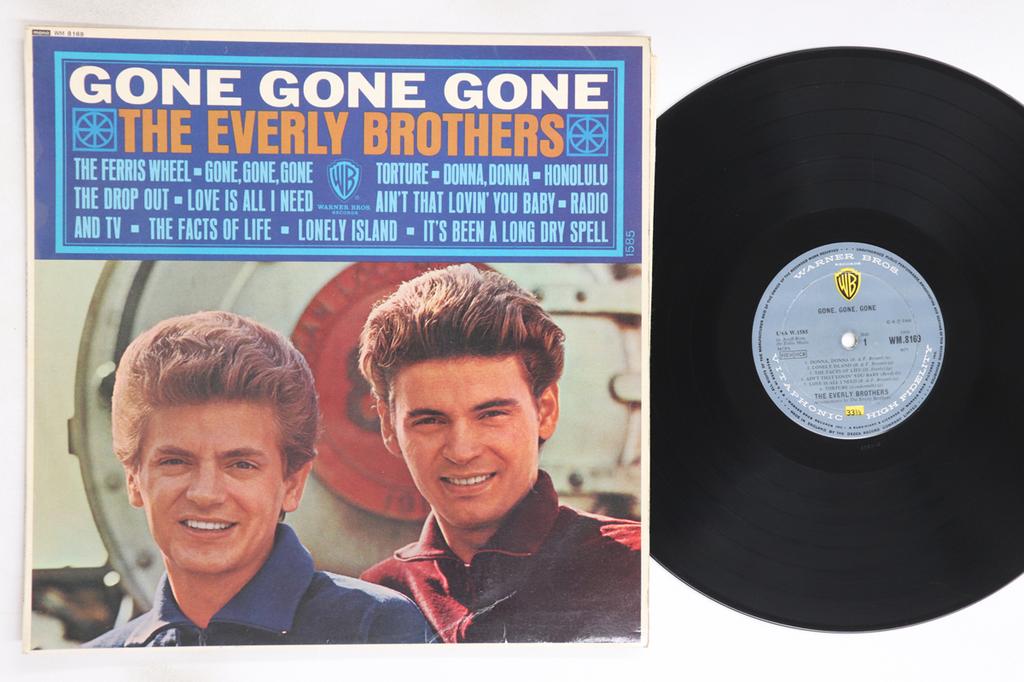 LP Record EVERLY BROTHERS - Gone, Gone, Gone WM8169 WARNER BROS 1965 UK Rock Used