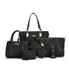 Women's Bag New Mother and Child Bag Six-piece Set Women's Large-capacity Handbag Shoulder Messenger Bag