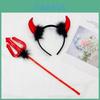 Princess Costume Accessory With Lace Devil Horns And Tail For Halloween Events