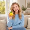 Soft Squeeze Toy Pineapple Chick Shape Stress Relief Toy Durable Material Safe for Kids and Adults Suitable for Sensory Play and Relaxation