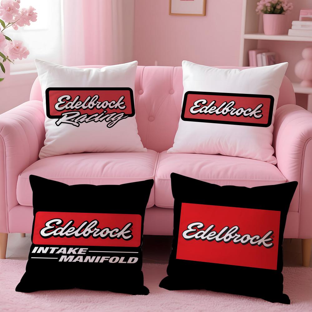 Design E-Edelbrocks Cushion Cover Plush Fabric Soft Double-Sided Printed Invisible Zipper Sofa Pillow Case Home Decor