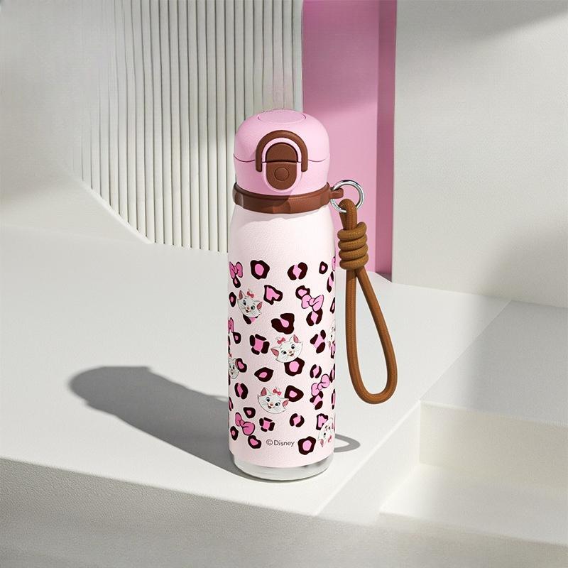 

New thermos cup for girls, cute and high-value water cup, portable straw cup. Single cup