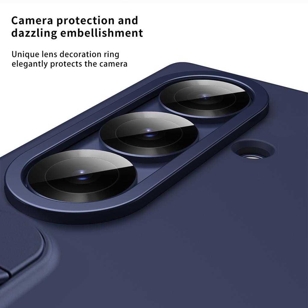 Vertical Wristband Card Slot Kickstand Case for Samsung Z Fold7 5G Invisible Bracket Wrist Stand for Galaxy Z Fold 7 6 5 4 Cover