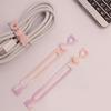 6pcs Silicone Cable Ties,Cord Organizer,Cable Straps,Reusable Cord Ties,Travel Cable Organizer ,Cute Elastic Tie, Wire Ties