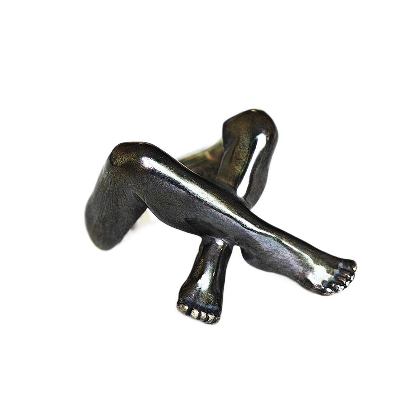Unique Finger Rings Party Accessories Leg Geometric Knuckles Statement Rings Alloy Texture For Matching Fashion Outfits