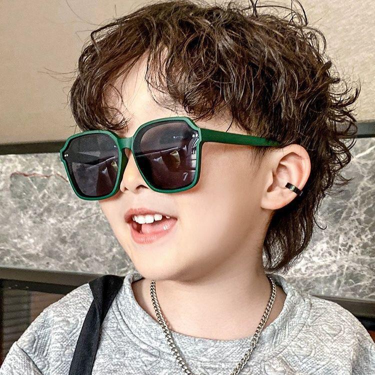 New stylish silicone sunglasses for kids, polarized sunglasses for boys, trendy summer eyewear