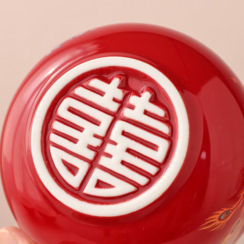 Dragon Phoenix Wedding Bowl Set