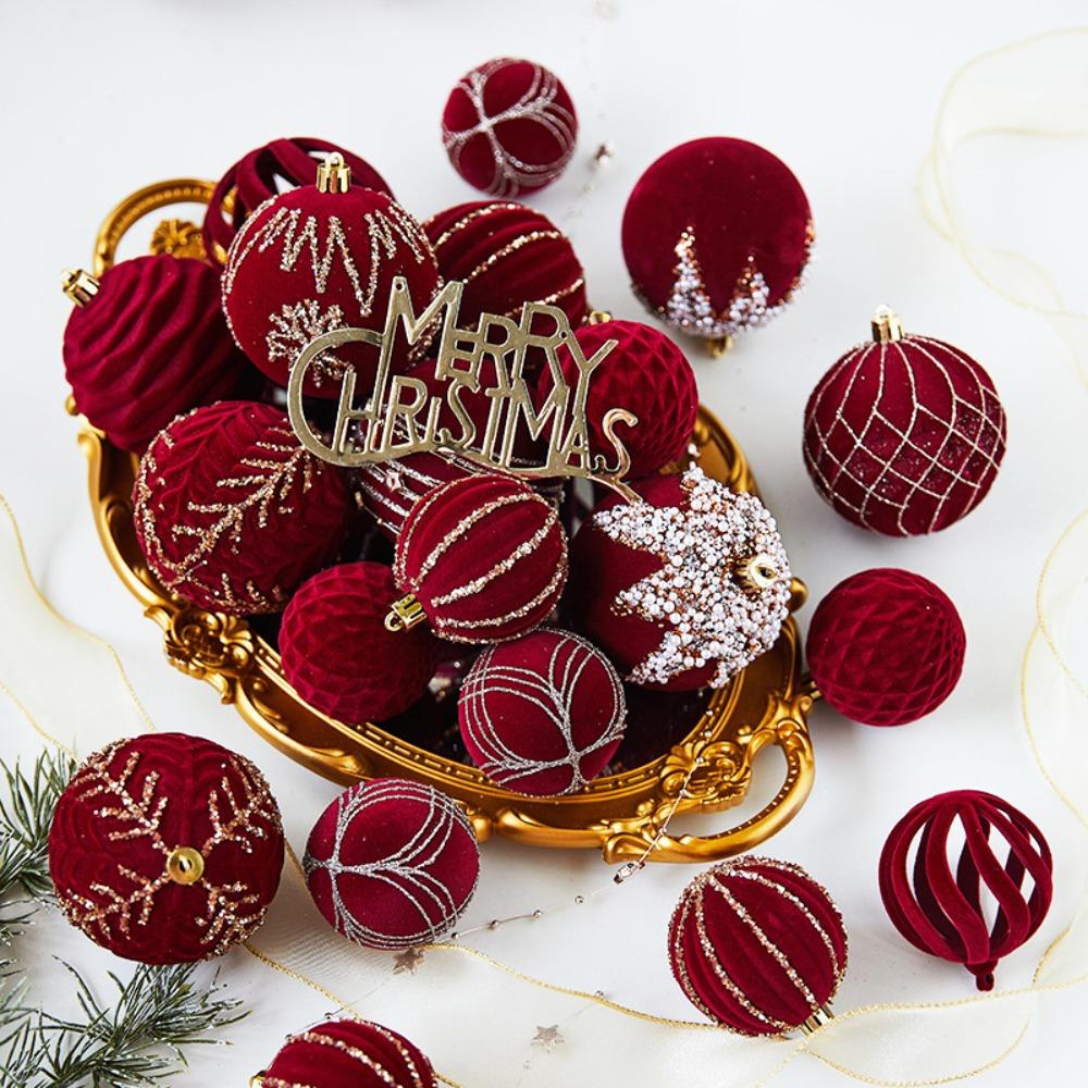 

4 шт 6/8 см елочные украшения шары блестящие елочные украшения Navidad B