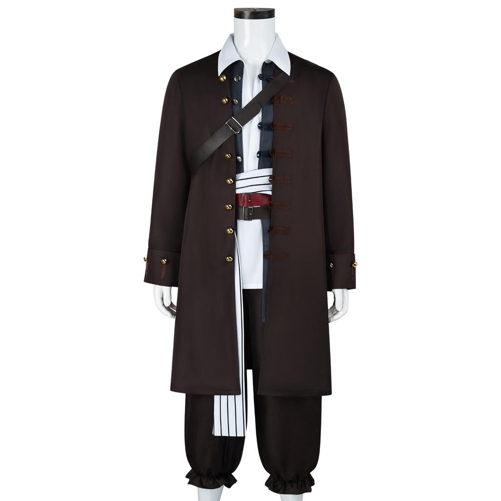 Movie Pirates of the Caribbean, Captain Jack Cosplay Women's Pirate Suit Halloween
