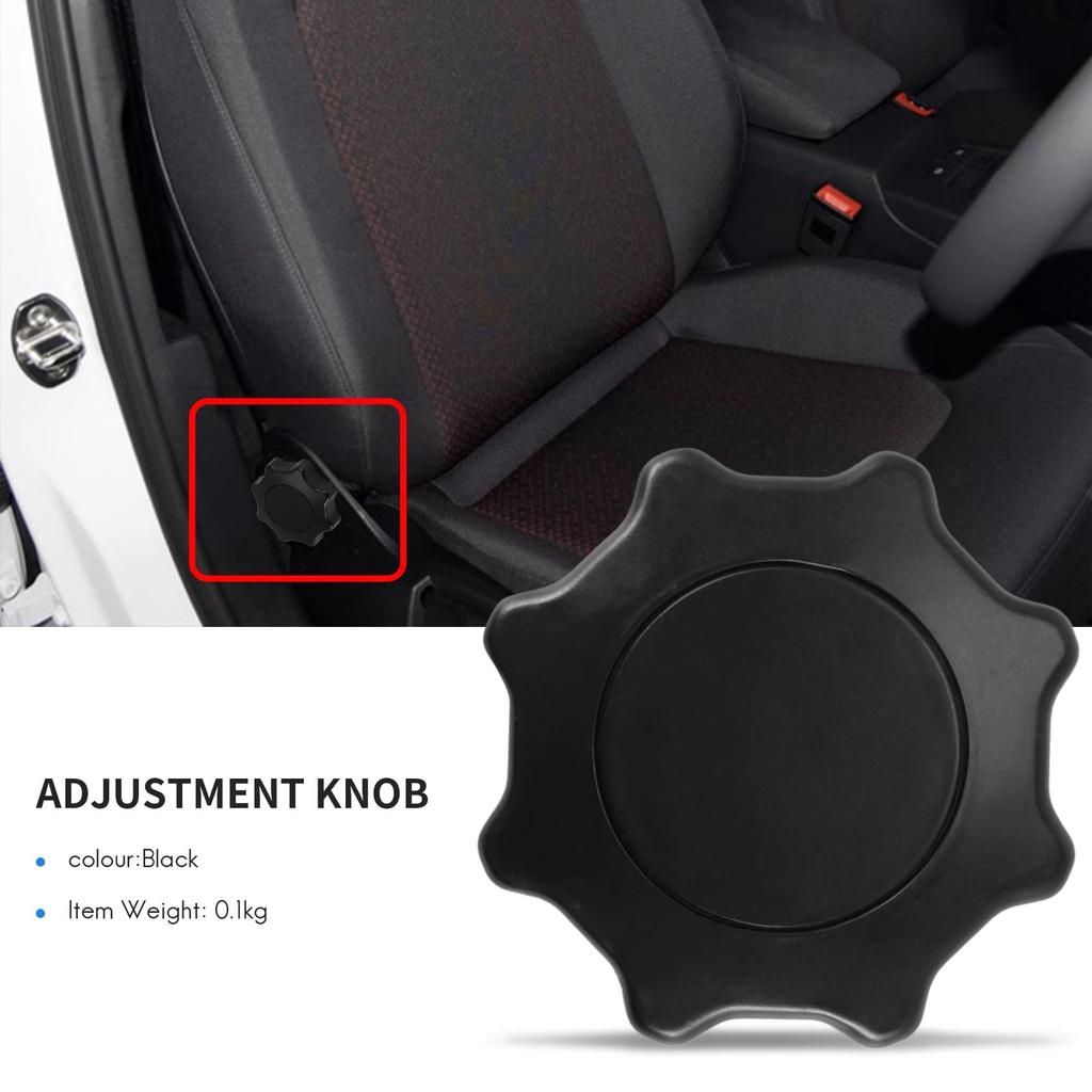 Klaxib 2pcs Black Adjustment Knobs for Golf 4 B5 1J0 881 671 F
