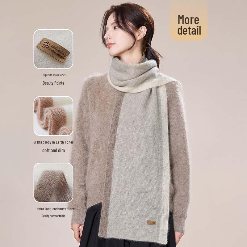 JIUMU Women's Cashmere Scarf WR173