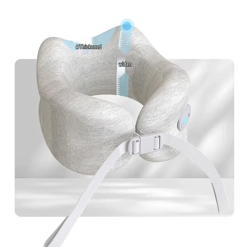 HEZHENG Portable U-shaped Memory Foam Neck Massager Pillow