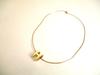 Authentic HERMES Orange Pop Ash H Pink Gold Plated Necklace Choker Pendant #a150  Refurbished