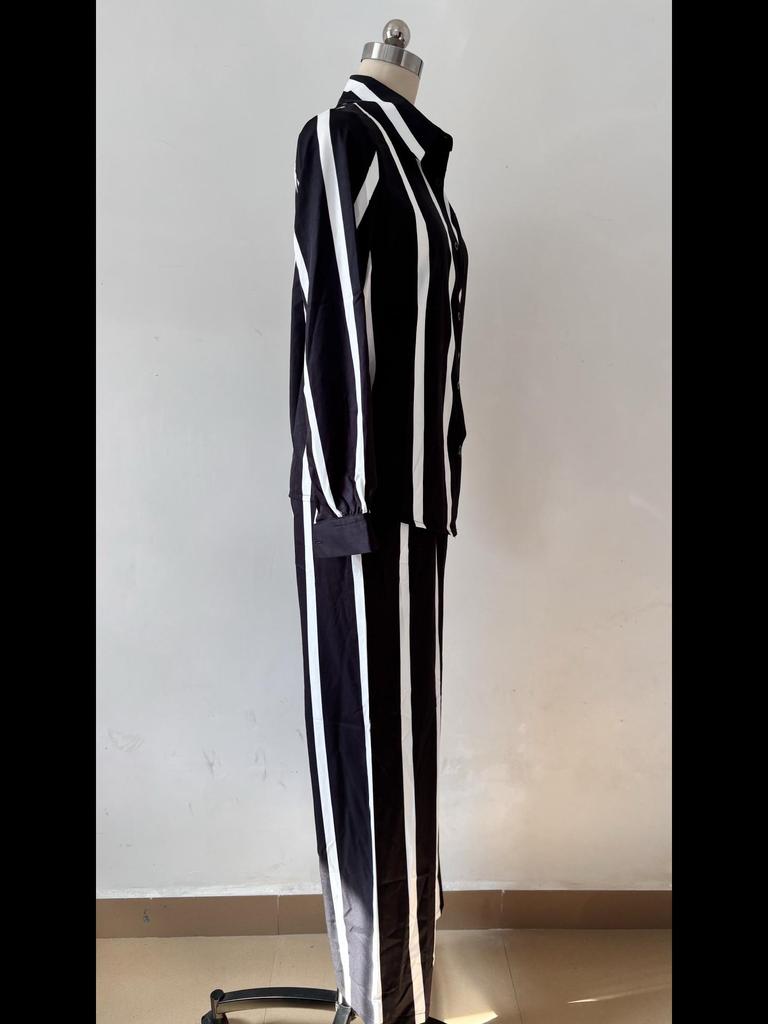 Damen 2024 Herbst Casual Europäischer & Amerikanischer Zweiteiler: Langarmshirts & Hosen