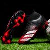 2025 new high-top mandarin duck football shoes men's broken nails children's girls AG long nails student training sports shoes