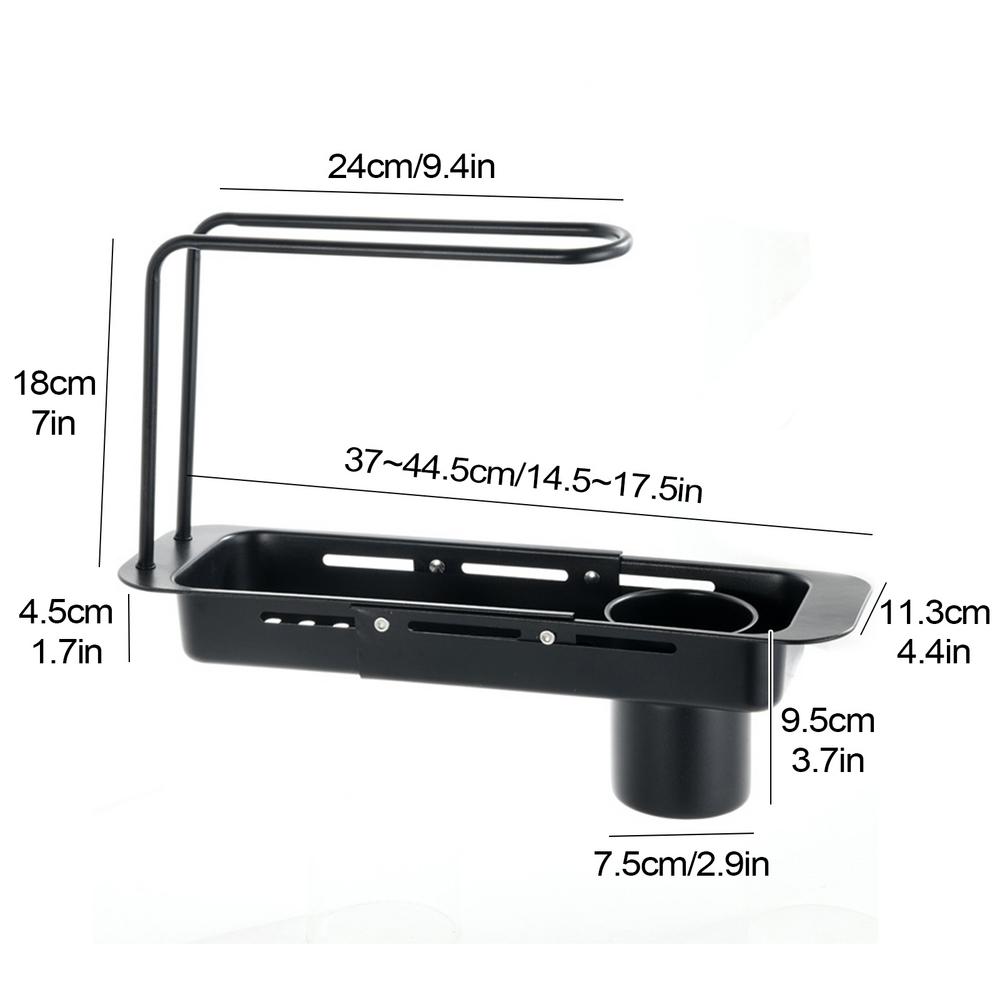 Sink Drying Rack Dish Drainers Sink Rack Sink Drainer Rack Expandable Stainless Steel Utensil Holder Organizer Kitchen Sink