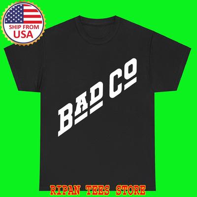 BAD CO Bad Company Schwarz T-Shirt Tee Top Unisex