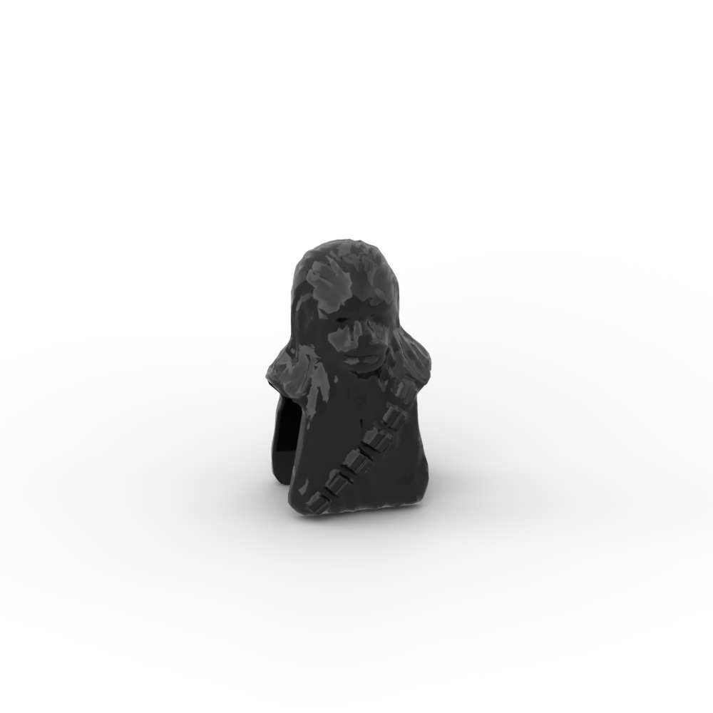 Non-Toxic Moc 10Pcs 30483 Gorilla Hair Building Blocks Wookiee Solider Head Kit Brick Particle Educational Toys Children Birthday Kid Gift