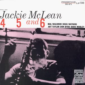 CD JACKIE MCLEAN - 4 5 & 6 OJCCD0562 Original Jazz C 1991 US Jazz Used