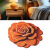 Floral Plush Diatomaceous Floor Mat 3D   Pattern Anti Slip Absorbent Mat Comfortable Blanket for Bedroom