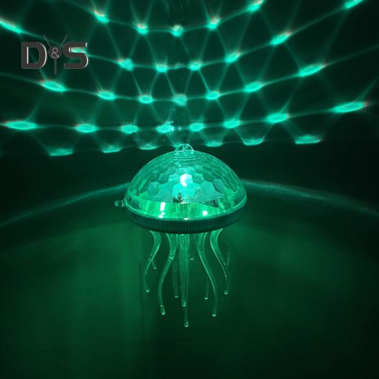 მზის მედუზას ნათურა IP55 წყალგაუმტარი მცურავი აუზის განათება RGB ფერის ცვალებადი LED მედუზას ნათურა საცურაო აუზისთვის, ტბორისთვის, აკვარიუმისთვის