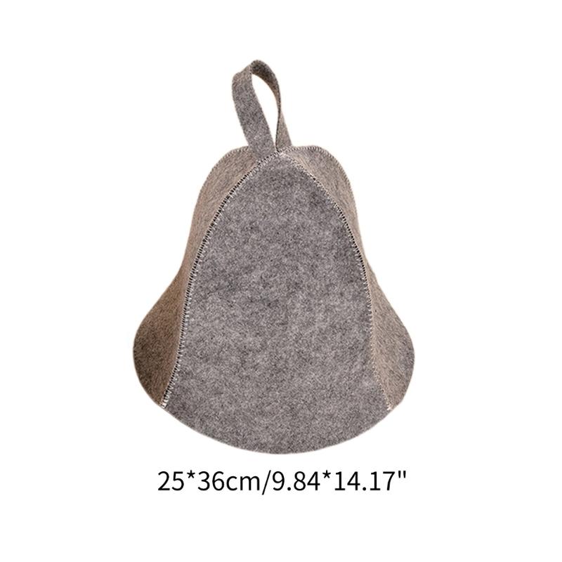 Anti Heat Sauna Hat Bath Shower Cap Breathable Russian Style Hair Turban Quickly Towel Drying Hats Vaporarium Accessory