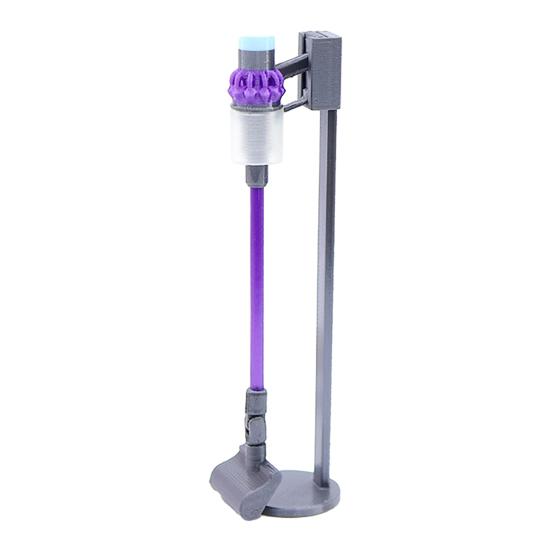 Мини-пылесос 46034 Масштабная модель очистителя Куклы Реалистичный пылесос Мини-пылесос для коллекционеров Игровое воображение фиолетовый