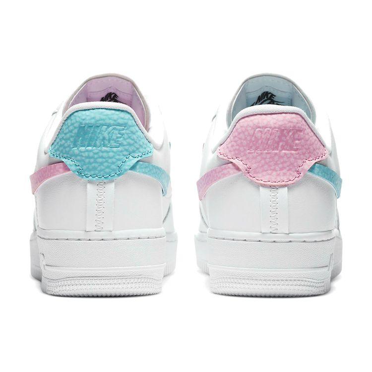 Nike Air Force 1 LXX White Pink Aqua Women Sneakers Pink-Rise Bleached-Aqua DC1164-101