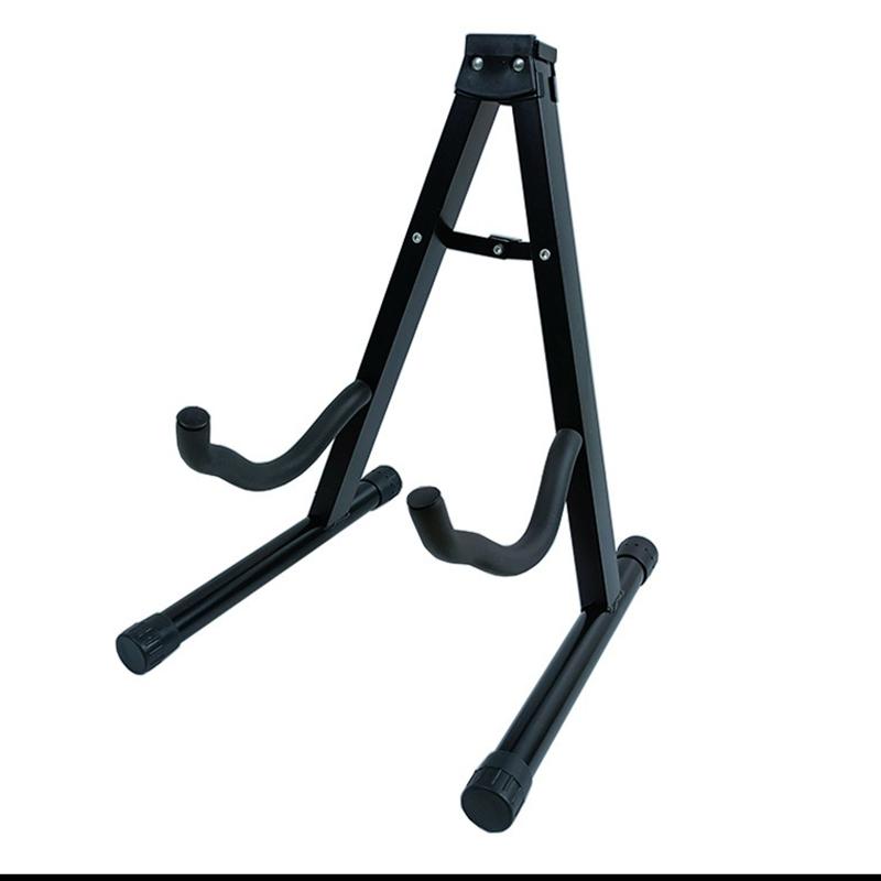 A-Typ Gitarrenständer Metall Gitarren-/Bassständer A-Typ Klappbarer verstellbarer Saiten-Musikinstrumentenständer Zubehör Gitarrenständer