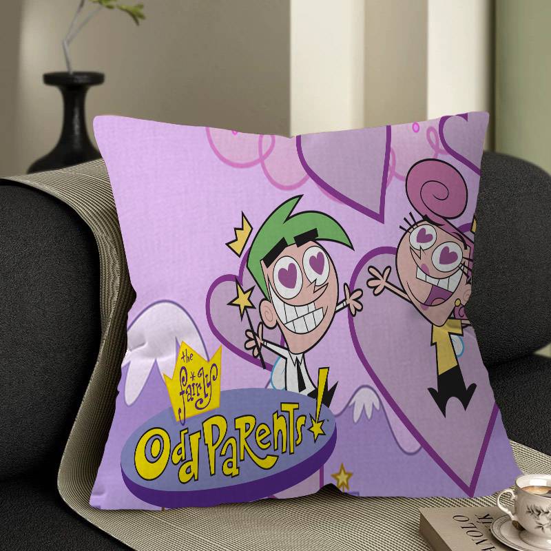 Cartoon The Fairly OddParents Pillow Gift Home Office Decoration Bedroom Sofa Car Cushion Cover Case 45x45