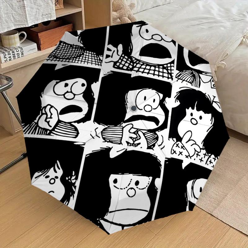 1PC Cartoon Characters Umbrella-8-Rib Reinforced, Automatic Open, Lightweight & Durable, Cute Fashion Accessory for Outdoor-P30