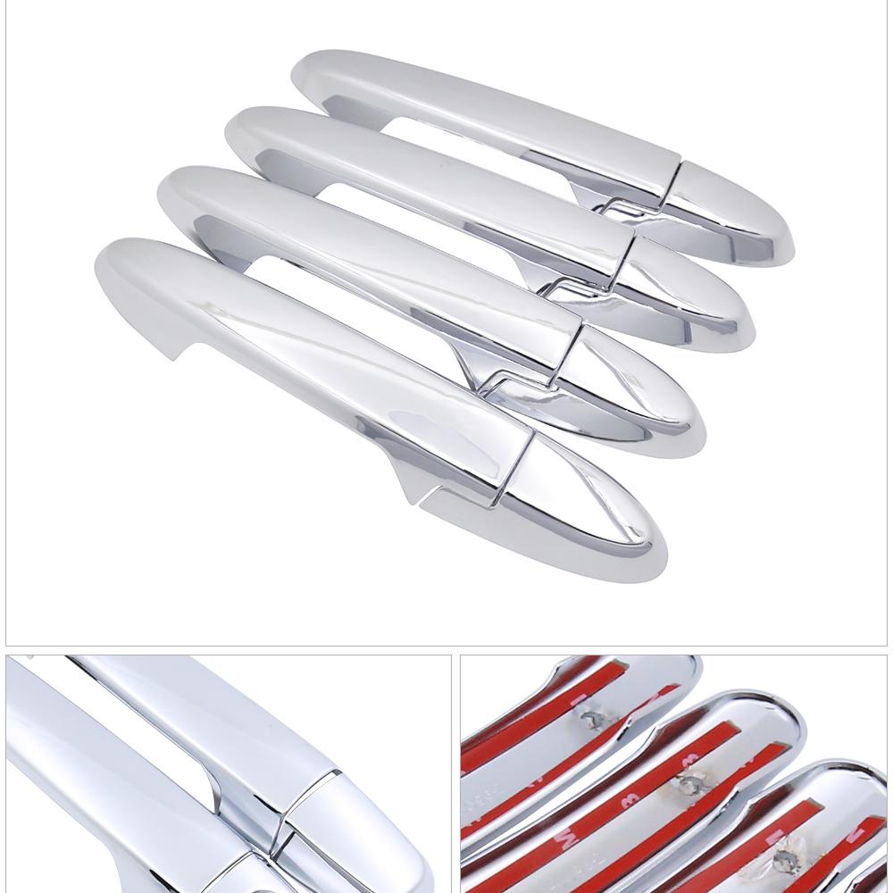 for Honda FIT JAZZ MK3 2015~ Luxurious Chrome Exterior Door Handle Cover Car Accessories Stickers Trim Set 2016 2017