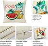Sommer-Kissenbezüge 18x18: Wassermelone Dekorative Kissenbezüge Bauernhaus Kissenbezüge Boho Kissenbezüge für Sofa Couch Schlafzimmer