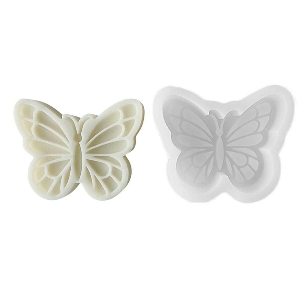 Odorless Candle Mold Silicone Soap mould DIY Butterfly Shape Mold  Candle Making
