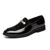 Luxury Fashion Metal Decoration Suede Driving Shoes Men Casual Loafers Business Formal Dress Footwear Zapatos Hombre Zapatillas
