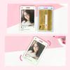 Transparent Ferrule Stationery Card Protection Sleeve Keyring Card Sleeve Acrylic Ferrule Korean Bus ID Card Holder