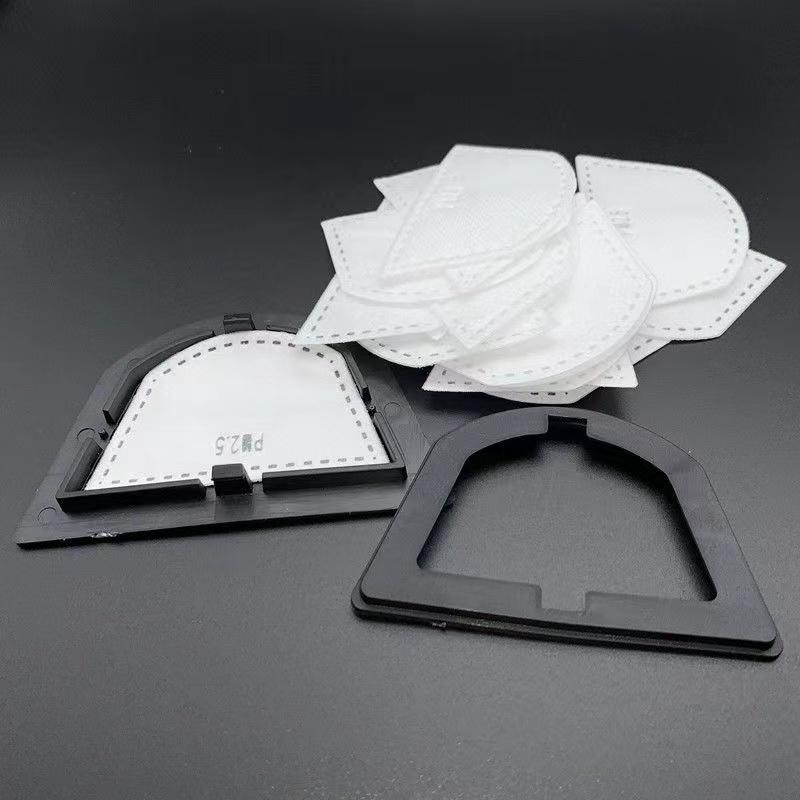 Dustproof PM2.5 Replaced Filters For Transparent Protective Full Face Shield Windproof Anti-Dust Mask Anti-splash Safety Glasses
