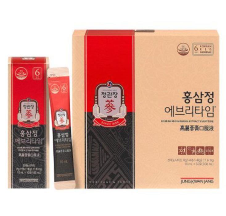 KGC CheongKwanJang Korean Red Ginseng with Everytime (30 Stick)