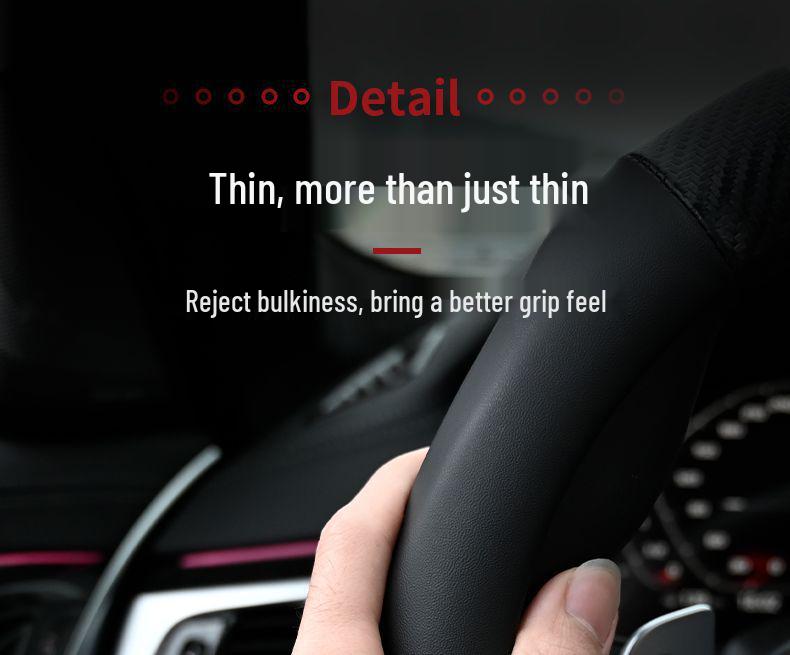 Genuine Leather Carbon Fiber Steering Wheel Cover for TANK 300/400/500