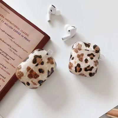 Leopardenmuster Kopfhörerhülle Cover AirPods Pro2 Trend Schale IMD Kopfhörerhülle