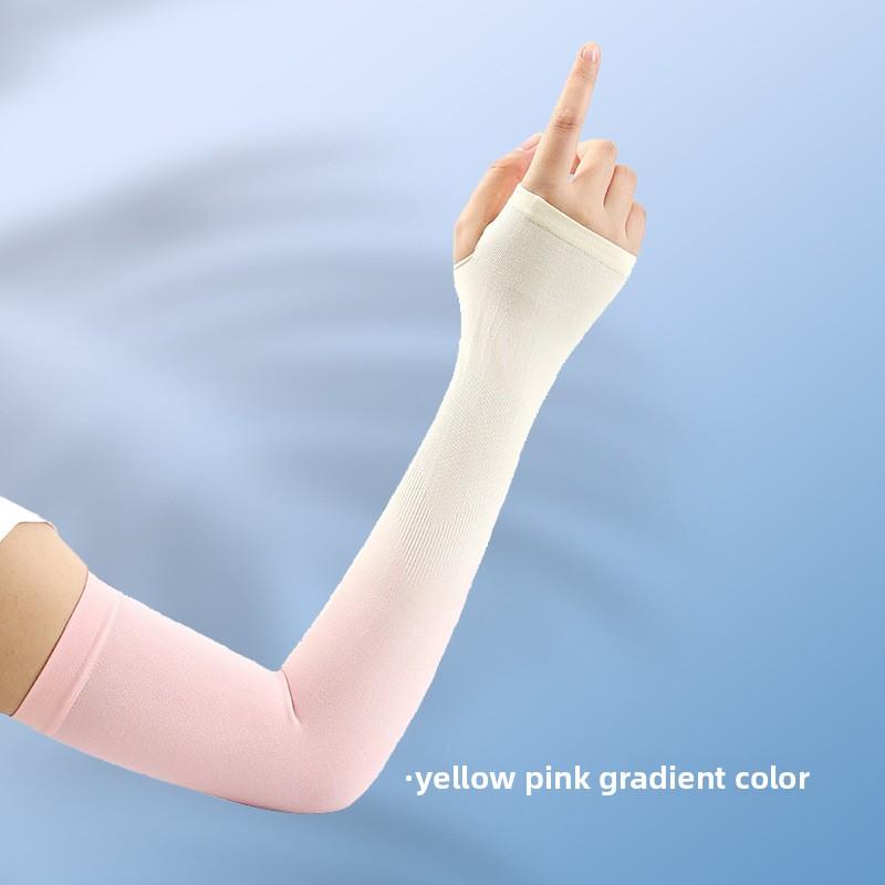 

Ice sleeves for men and women, sun protection for outdoor sports, driving, ice silk cycling, UV protection, long arm sleeves, 3 pairs pack 3 Pairs розовый