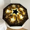 1pc Golden Stars Automatic Open/Close Umbrella, 8-Rib Sturdy Frame,Ideal Birthday/Gift for Men & Women, Outdoor Accessory yy251126049