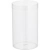 Cotta PET Cylindrical Case, 70mm Diameter X 120mm Height, with Lid, Clear, 7cm Diameter X 12cm Height, 65884, Pack of 10