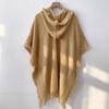Crochet Top Knitted Hoodie Shawl Wrap Evening Capes Elegant Women Cloak  Travel