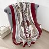2025 new model recommended spring and summer versatile thin breathable sunscreen outer shawl neck protection travel photo silk scarf women